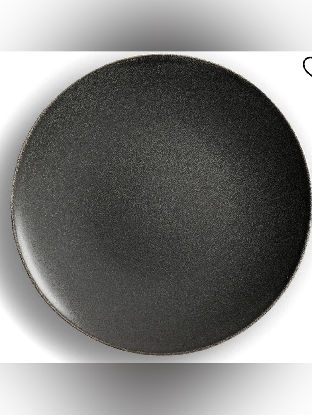 (8) POTTERY BARN mason stoneware 10 3/4” dinner plate in charcoal - excellent ⭐️
